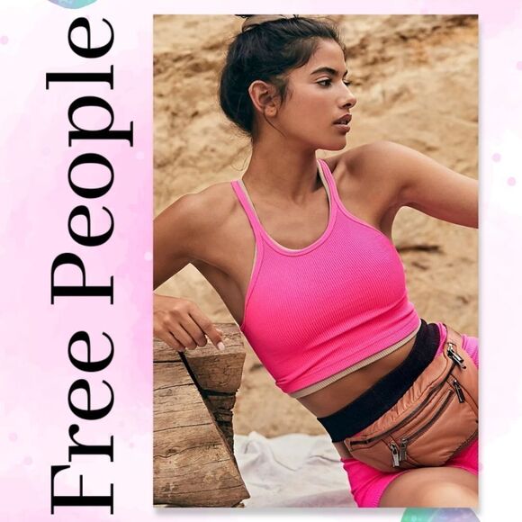 NWOT Free People Happiness Runs Crop Tank **see photos** - Picture 1 of 10